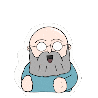 Old Man Love Sticker by Bird Town