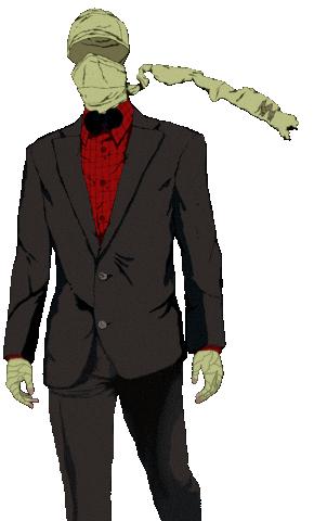 Invisible Man Rock Sticker by Stoned Hare