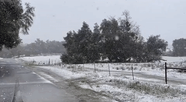 Winter Storm Brings Snow to San Diego County