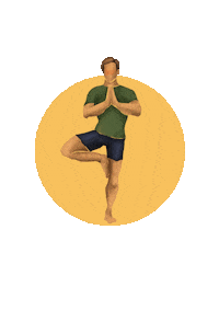 TheArtista yoga namaste yogi yogapose Sticker