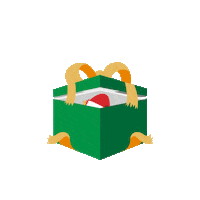 Shop Small Merry Christmas Sticker by Hullabaloogr