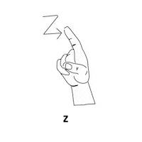 Sign Language Z Sticker by Starbucks Malaysia