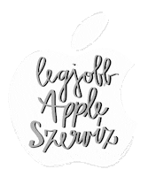 Apple Budapest Sticker by blackpods_budapest