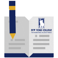 nycgreece college new york university student Sticker