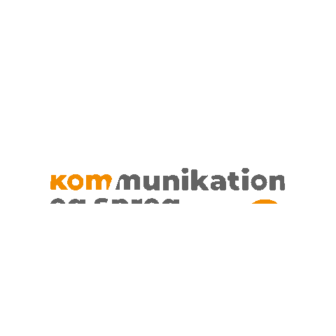 kommunikationogsprog  Sticker