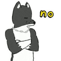 yingtaidibujar no shake husky disagree Sticker