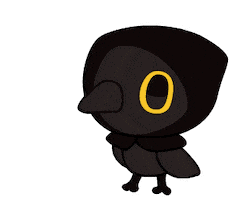 Crow Sticker by KENJILAND