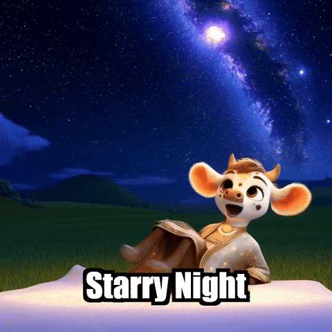 Starry Night Stars GIF by Moosiahzen