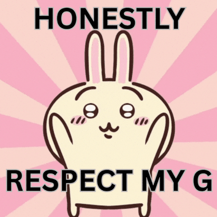 uzairwashere giphyupload giphycreatortest cantbearuzair respect my g GIF