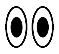 Illustration Eyes Sticker
