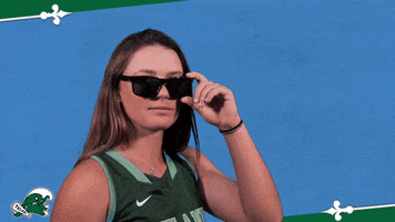 College Sports Sport GIF by GreenWave