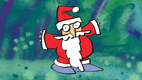 mattbissett-johnson giphyupload christmas santa GIF