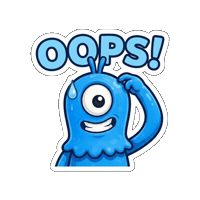 Surprised Oh No Sticker by Momo & Tulus