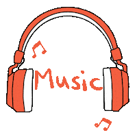 Headphones Music Is Life Sticker by Yoto