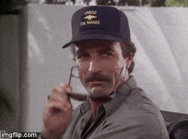CiriAshenOne giphyupload magnum pi tom selleck GIF