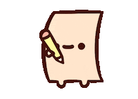 note write Sticker by Dream Hugo