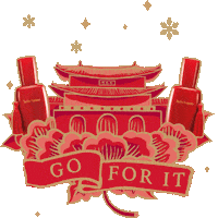 New Year Good Luck Sticker by AMOREPACFIC