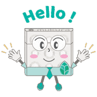 Greetings Hello Sticker by Mukura Ceramics