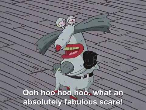 nickrewind giphydvr nicksplat aaahh real monsters giphyarm035 GIF