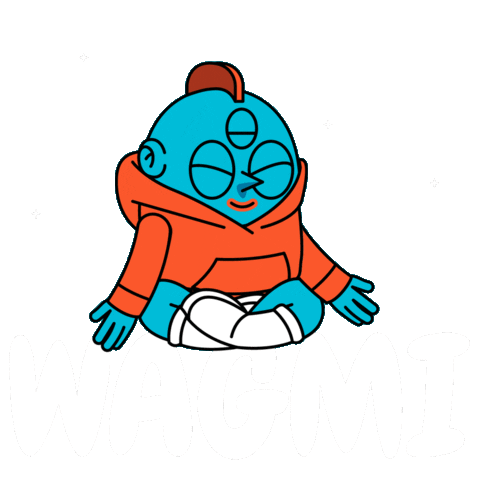 ArchiesNFT giphyupload crypto meditation zen Sticker
