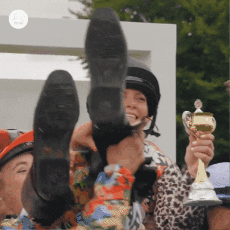 Girls Yes GIF by World Horse Racing