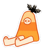 Trick Or Treat Halloween Sticker