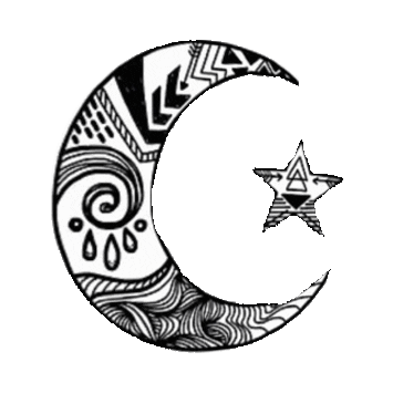 night moon STICKER by imoji