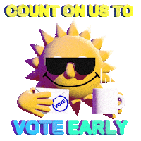Vote Early Election 2020 Sticker by INTO ACTION
