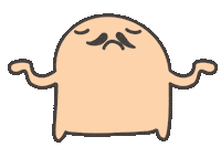 Confused 無奈 Sticker