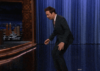 Jimmy Fallon Falling GIF by The Tonight Show Starring Jimmy Fallon