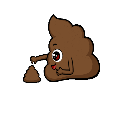 OSHITIO giphygifmaker oshit take a shit Sticker