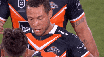 Talking Moses Mbye GIF by Wests Tigers