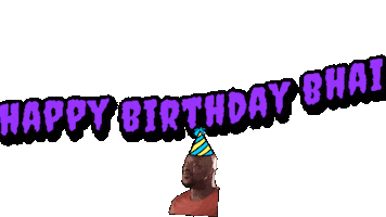only_1_2_4 happy birthday bhai Sticker