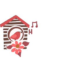 Happy Birthday Springtime Sticker