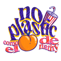Recycle Noplastic Sticker