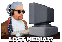 Lost Media Sticker