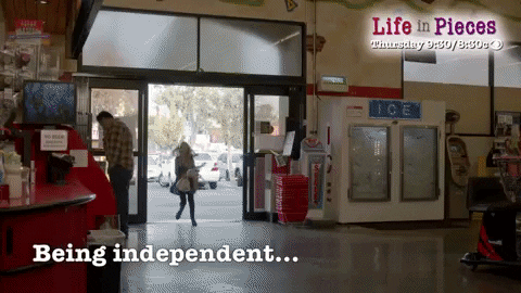 shopping #lifeinpieces GIF by CBS
