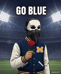 Go Blue College Football GIF by ABCNT