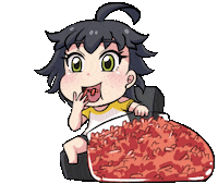 Watch Eating Sticker by Jin