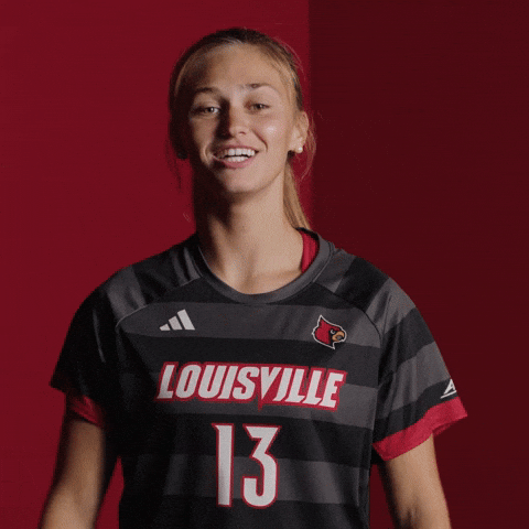 Womens Soccer Flex GIF by Louisville Cardinals