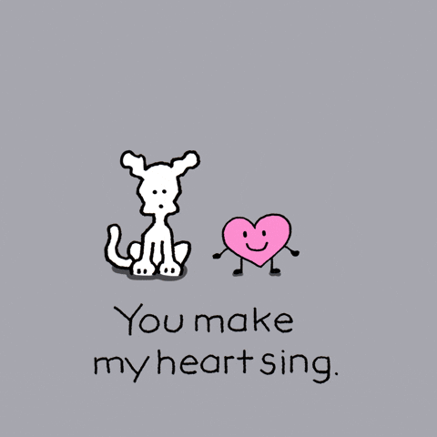 I Love You Hearts GIF by Chippy the Dog