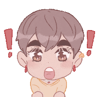 alyssumblossoms wow suprised astonished luka and theo Sticker