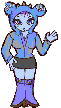 Sexy Crazy Girl Sticker