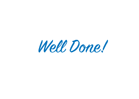 Celebrating Well Done Sticker by NEOMED