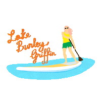 Lake Burley Griffin Summer Sticker by VisitCanberra