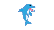 Dolphin Sticker by Allie the Ellie