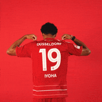 Celebrate Emmanuel Iyoha GIF by Fortuna Düsseldorf