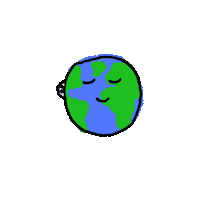 World Moon Sticker by Kochstrasse™.agency