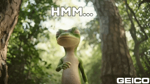 Thinking Think GIF by GEICO