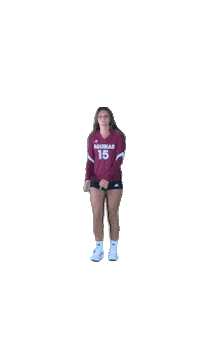 Happy Double Kick Sticker by Aquinas Volleyball